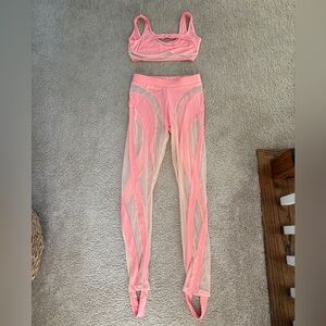 Coral Mesh Matching Set Fashion Nova